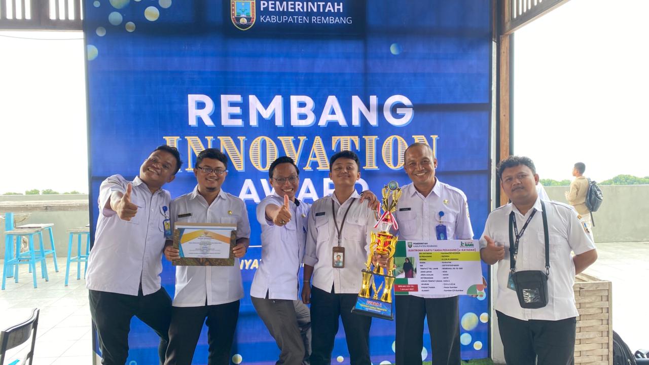 SIPPBANG MENGANTAR DINDAGKOPUKM  REMBANG MENJUARAI PERANGKAT DAERAH TERINOVATIF