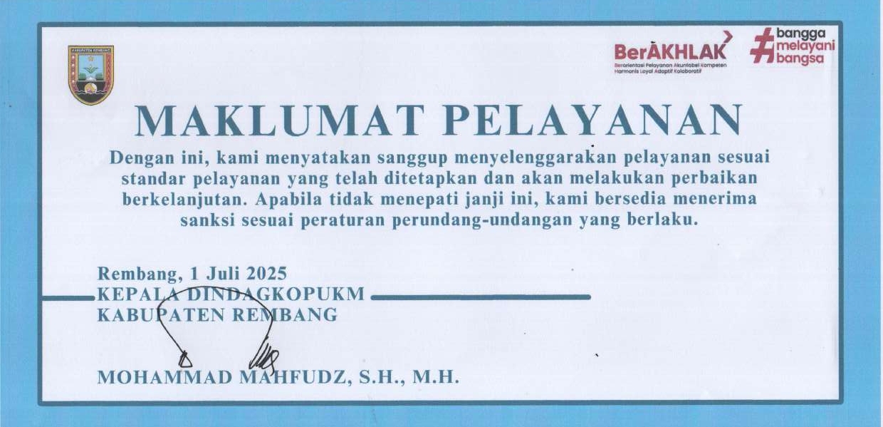 MAKLUMAT PELAYANAN