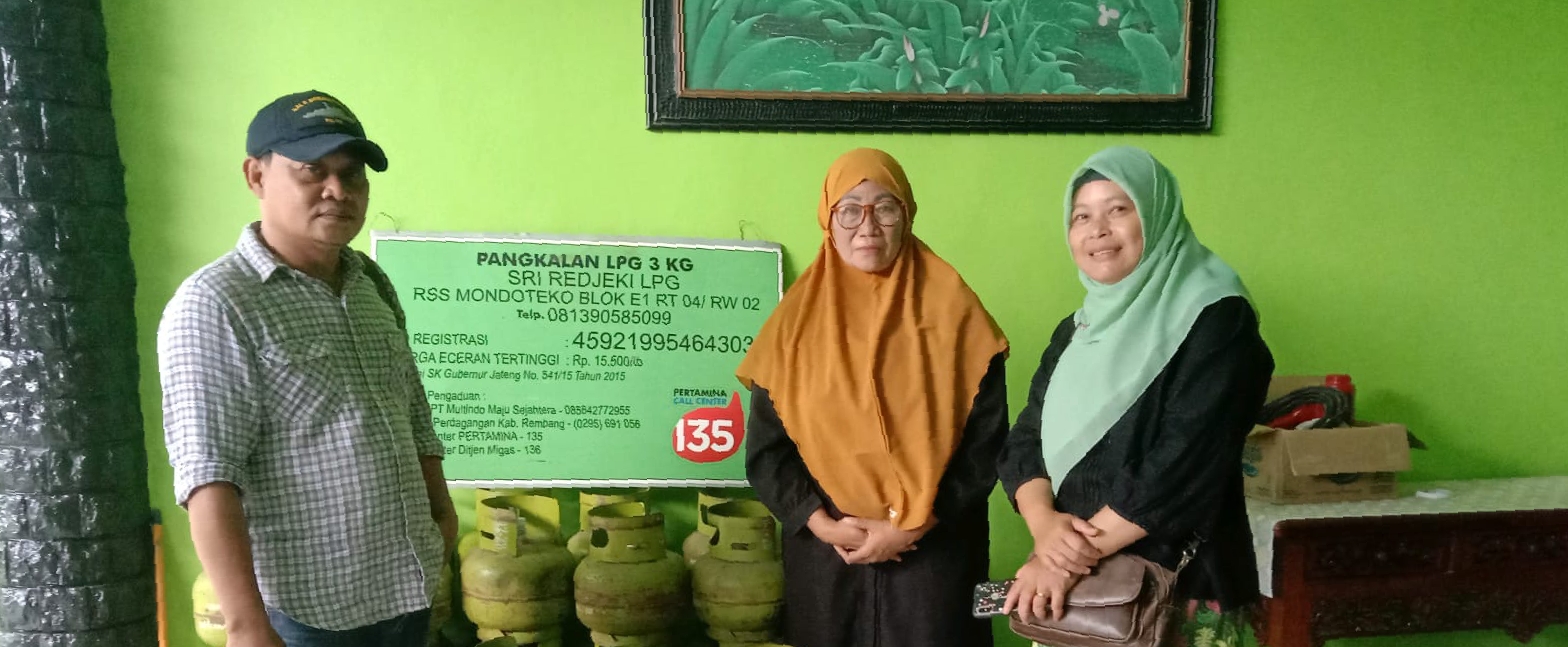 MONITORING PANTAUAN HARGA LPG DI BEBERAPA PANGKALAN DI KABUPATEN REMBANG