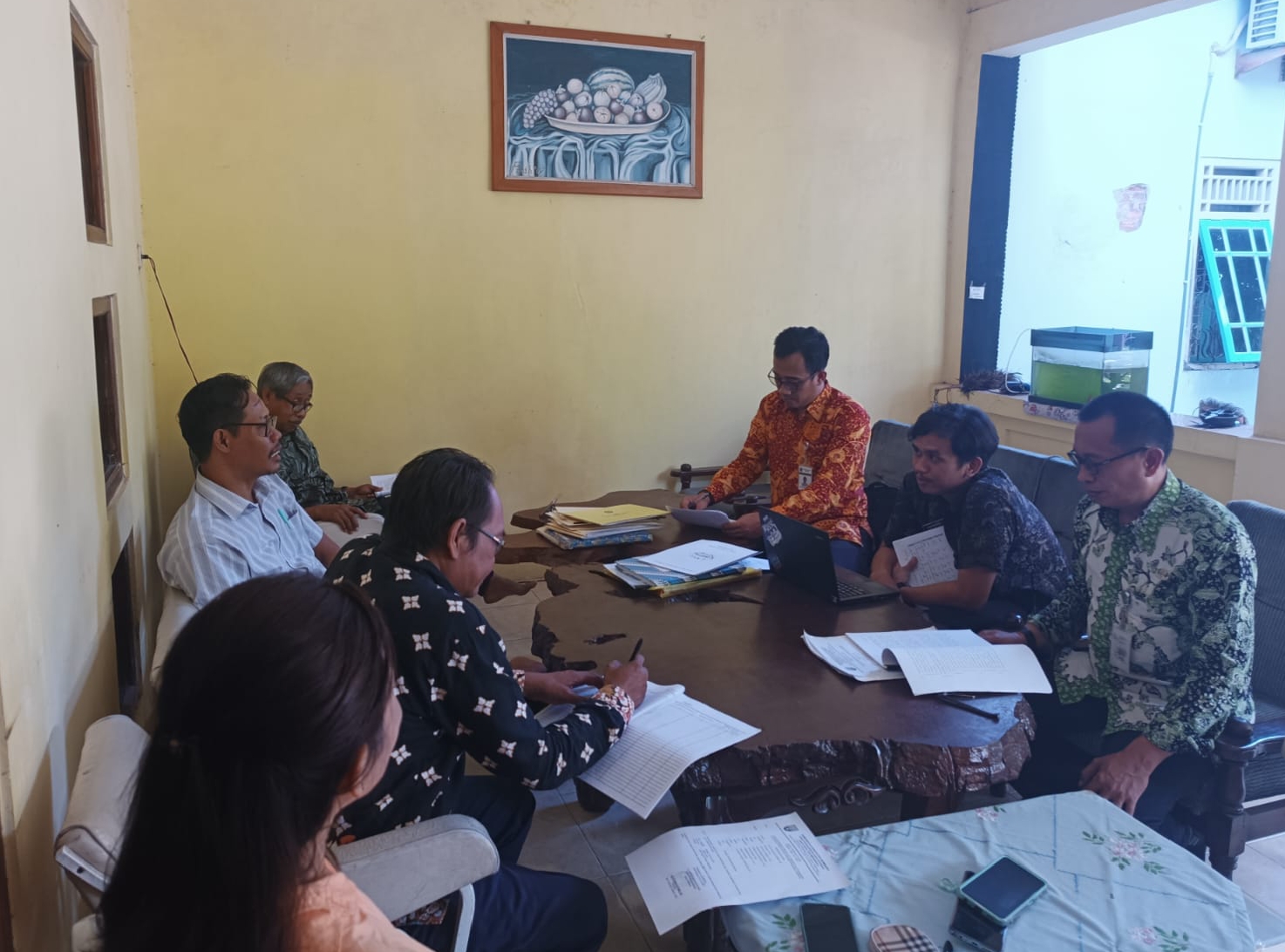 KUNJUNGAN PENILAIAN KESEHATAN KOPERASI SAMI PITADOS REMBANG